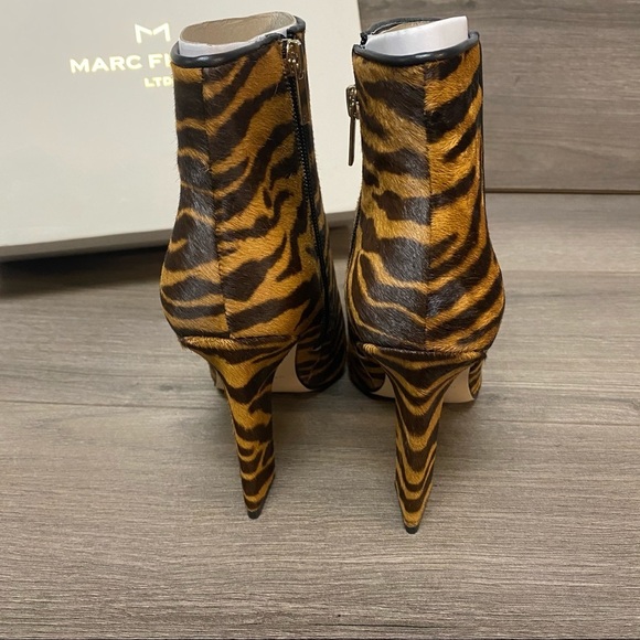 Marc Fisher | Mayaely Calf Hair Heeled Booties NEW - Picture 5 of 11